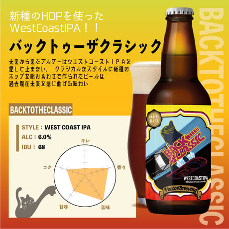 BackToTheClassic【3本セット】ベクターブルーイング~VECTORBREWING~