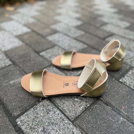 MB別注 シャンパンGOLD コルクサンダル
