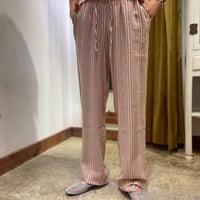 ドイツSchiesser フレンチストライプイージーパンツ