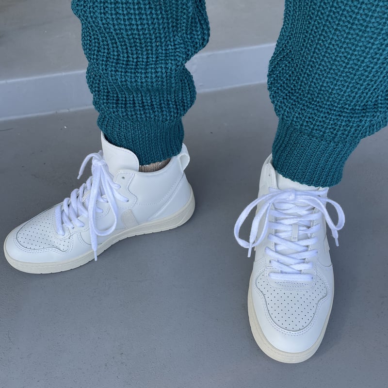 VEJA レザーハイカット オールホワイト | THE M.B
