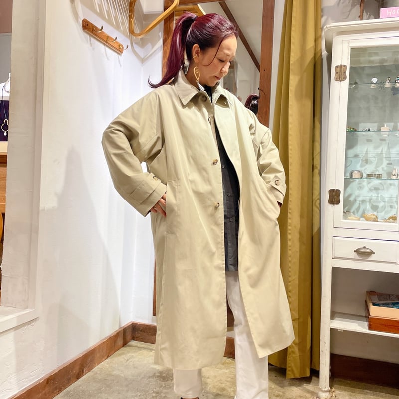 ONE FIFTH コットンナイロン ステンカラーコート | THE M.B