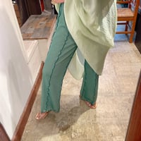 ナミナミパイピングカラーパンツ