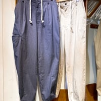BASIBROEK 裾ドローコードワークスタイルパンツ