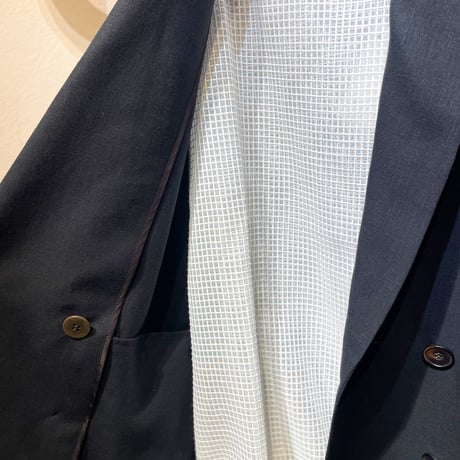HONNETE 格子シースルーノースリーブTOPS