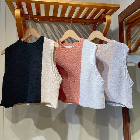 1001 パネルコンビショートベスト