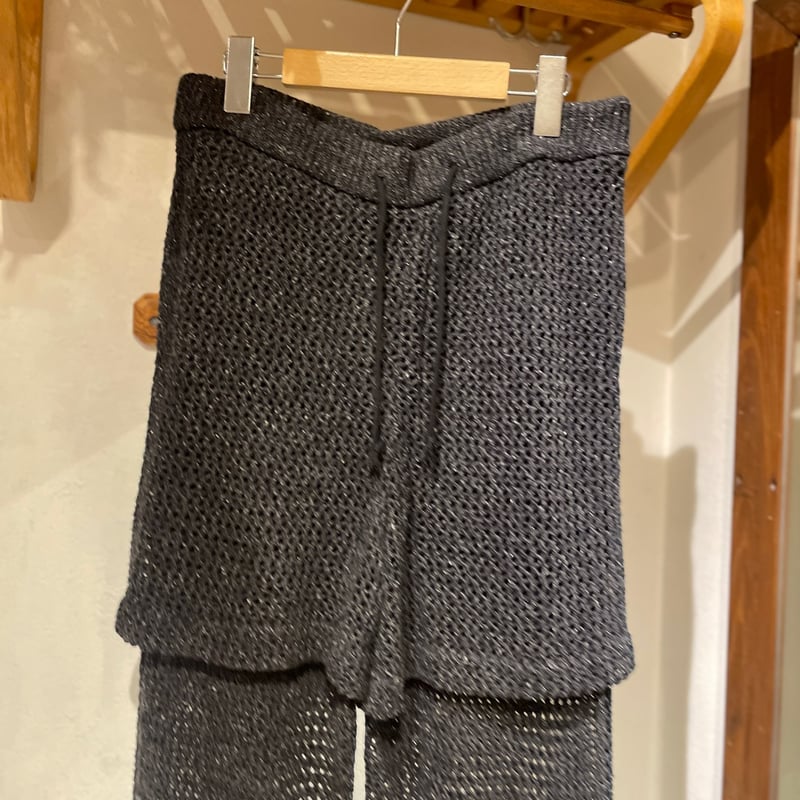 ANDERシルクニットレイヤードパンツ | THE M.B
