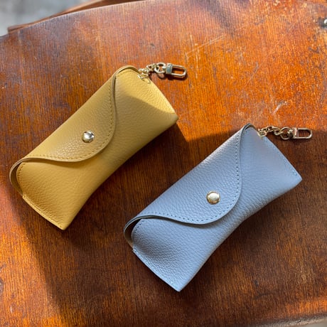 ITALY Leather メガネサングラスケース