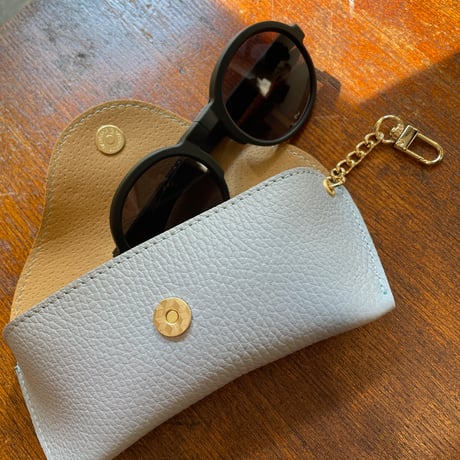 ITALY Leather メガネサングラスケース