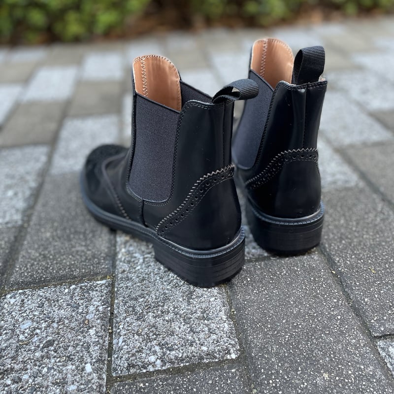 サイドゴアブーツ ウィングチップ メダリオン | THE M.B