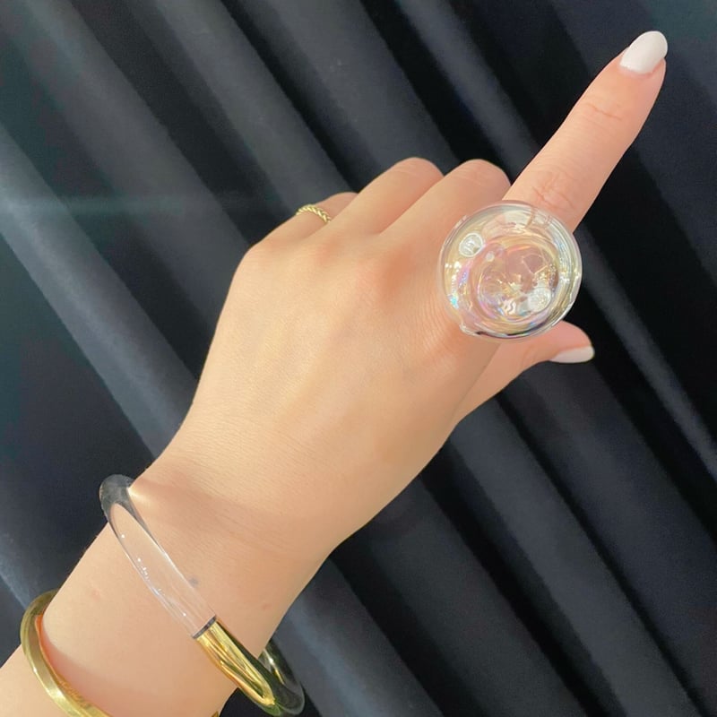 SIRI SIRI × TARO HORIUCHI MELTED STONE RING （R