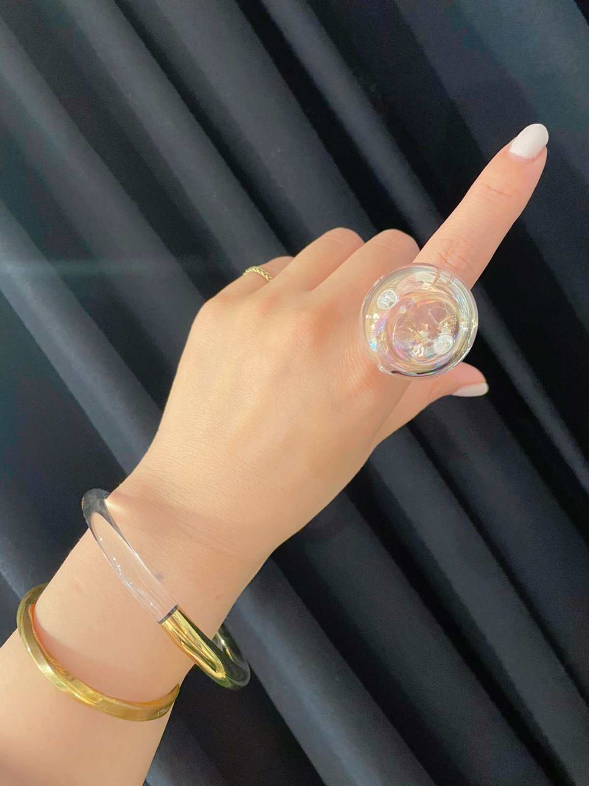 SIRI SIRI × TARO HORIUCHI MELTED STONE RING （R