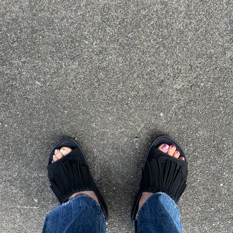 MALIBU  NATIVE sanderbirdフリンジサンダル