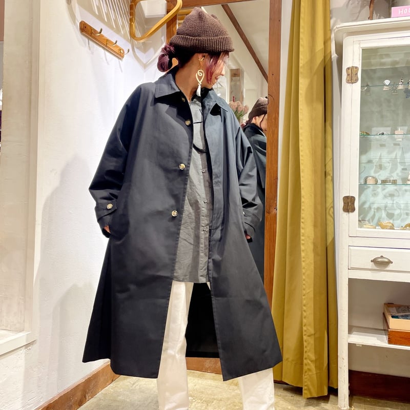 ONE FIFTH コットンナイロン ステンカラーコート | THE M.B