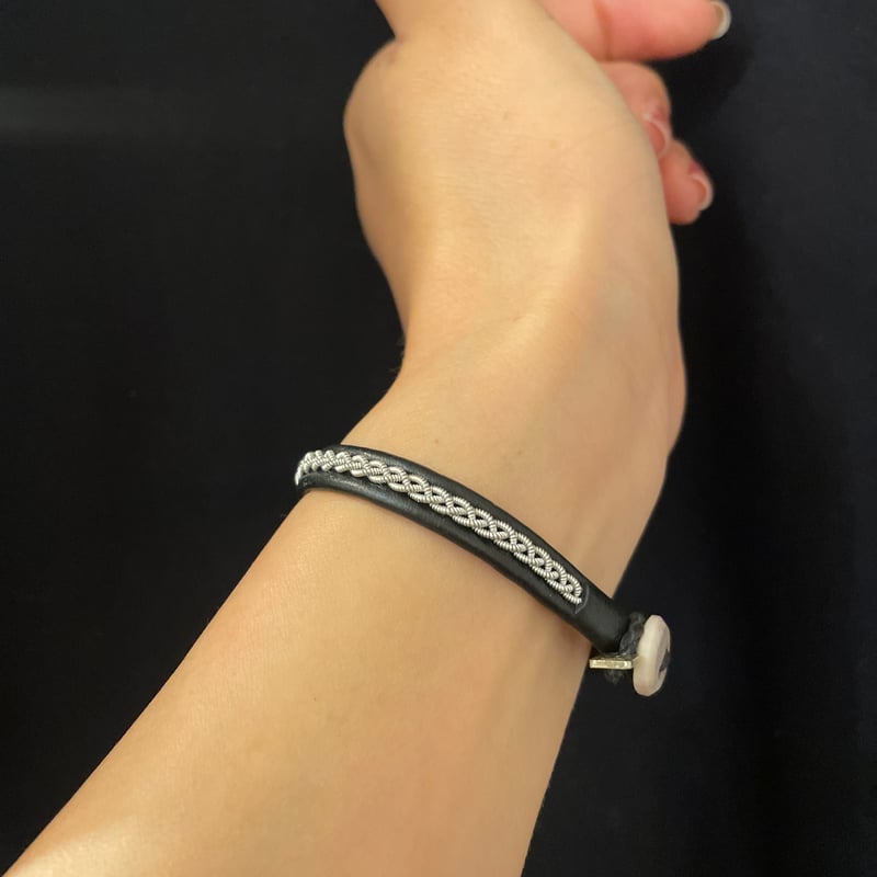 MB別注SILVER 中央つぶつぶ 細ブレスレット YOHEI NOGUCHI | THE M.B