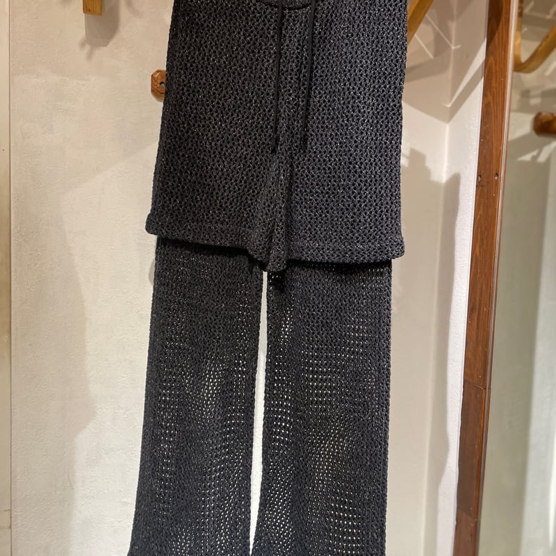 ANDER レイヤードパンツ　フェードブラック LAST1】ANDER LAYERED PANTS | 45do｜ULTERIOR・refo