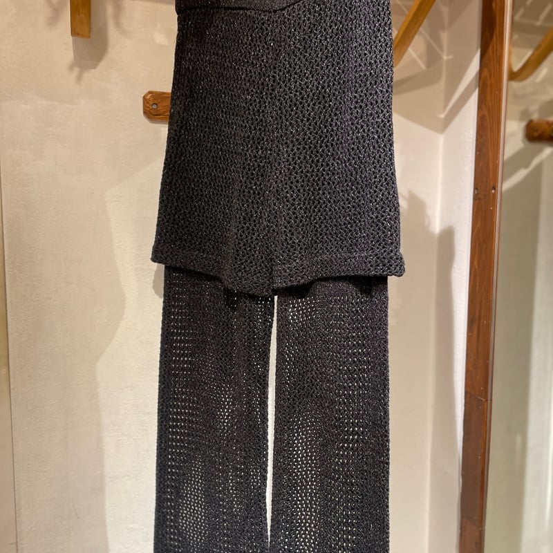 ANDERシルクニットレイヤードパンツ | THE M.B