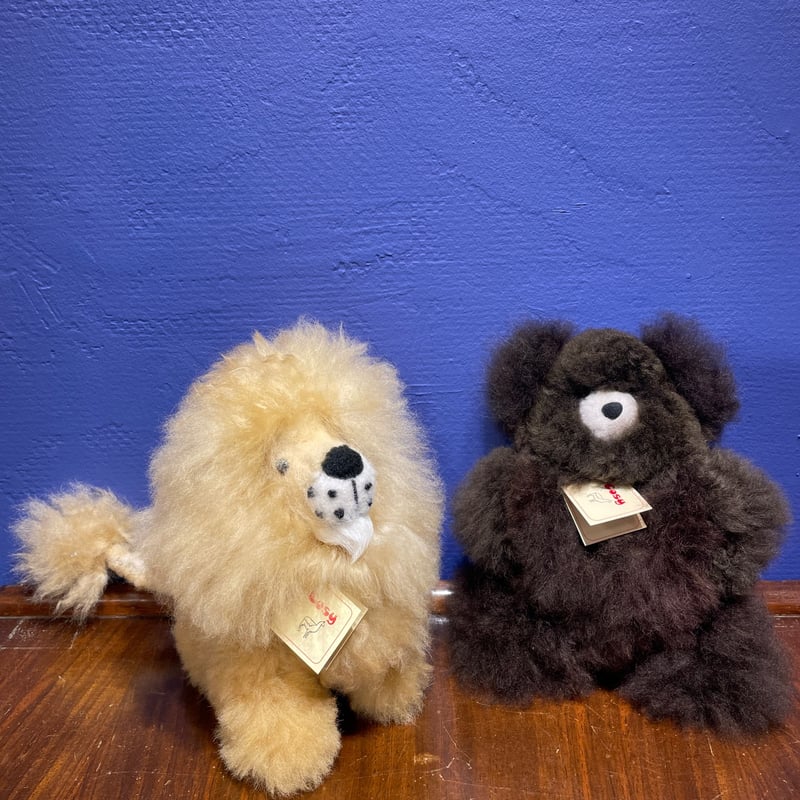 UK ライオンとクマ リアルアルパカファー | THE M.B