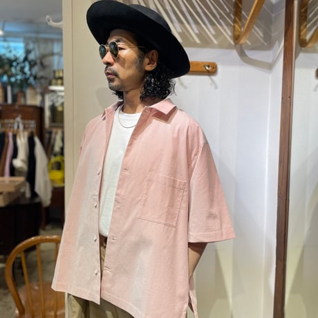 BASISBROEK BOXサイドZIPシアサッカーストラップシャツ
