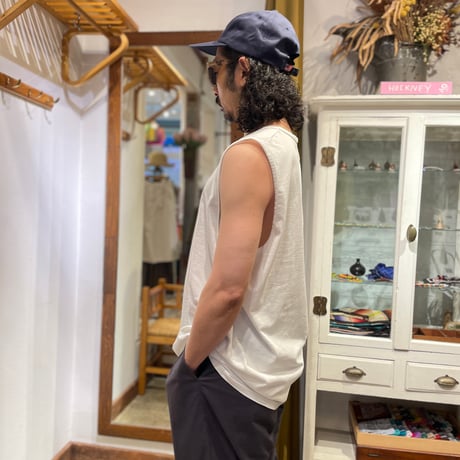 ANDER ピグメント加工 タンクトップ