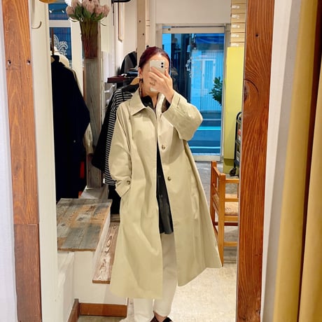 【XLサイズ相当】ONE fifth TEMPLEメルトンウールコート ポンチョ セール】 ウールライトメルトン チェスターコート （その他