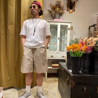 BASISBROEK ウォッシュドコットン開脚ショーツ