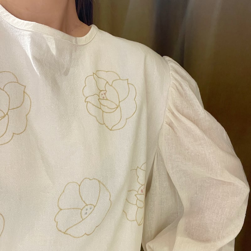 Charrita mexico ローズ刺繍ブラウス | THE M.B