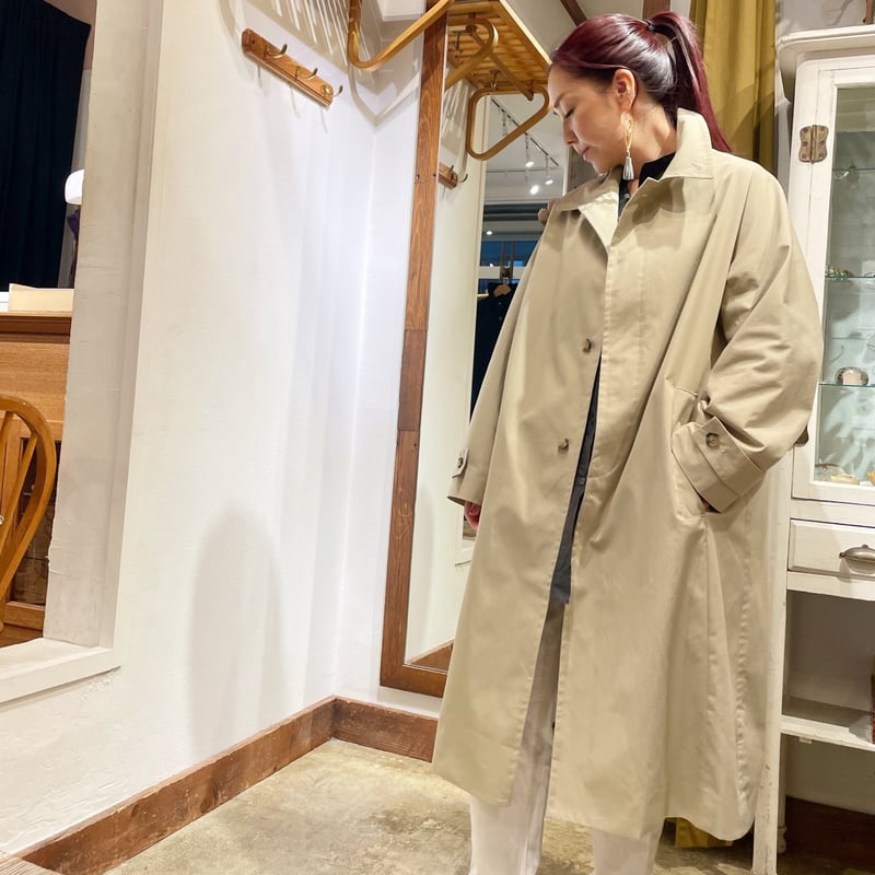 ONE FIFTH コットンナイロン ステンカラーコート | THE M.B