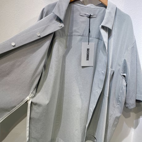 BASISBROEK BOXサイドZIPシアサッカーストラップシャツ