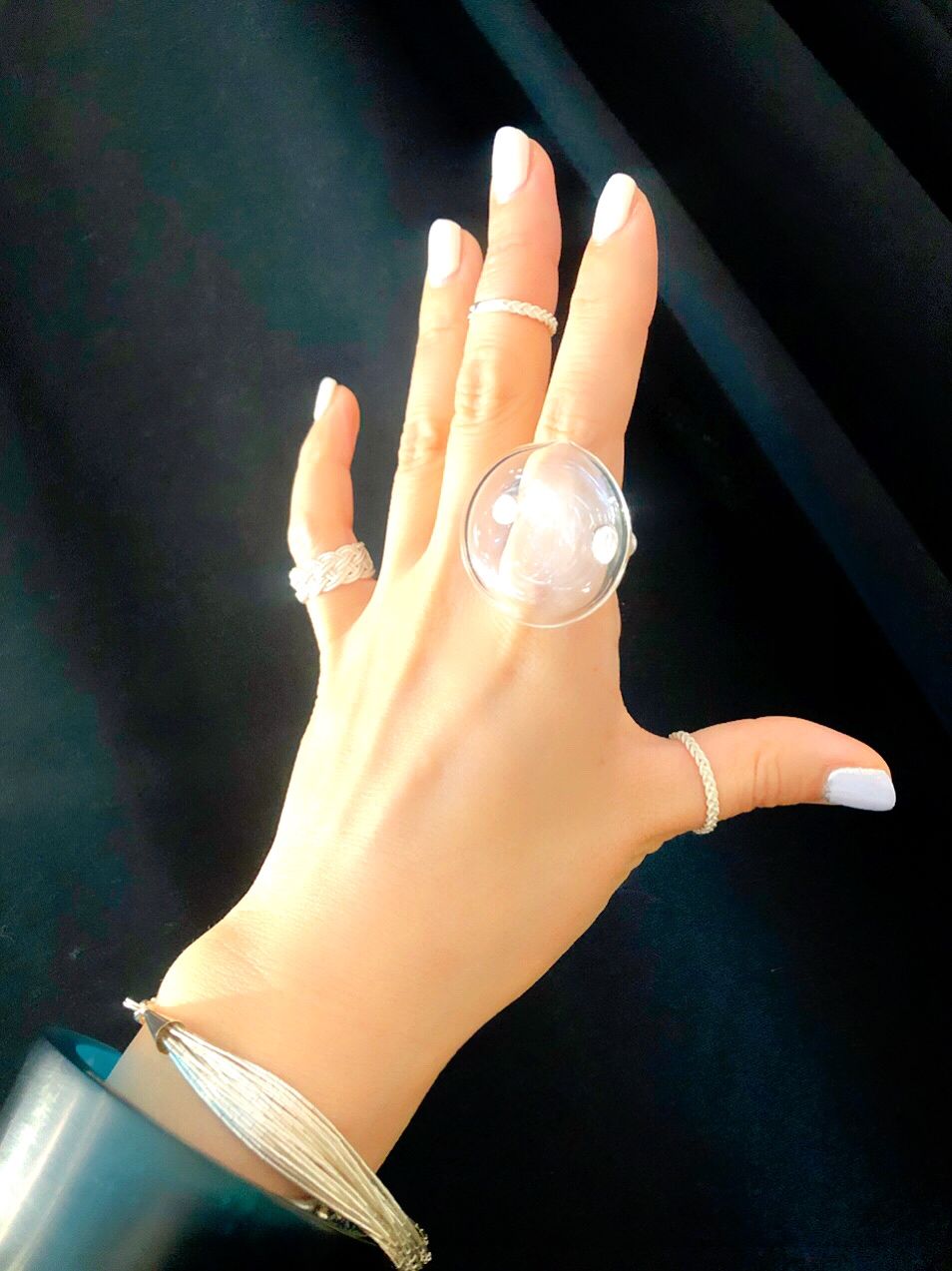 SIRI SIRI × TARO HORIUCHI MELTED STONE RING （R