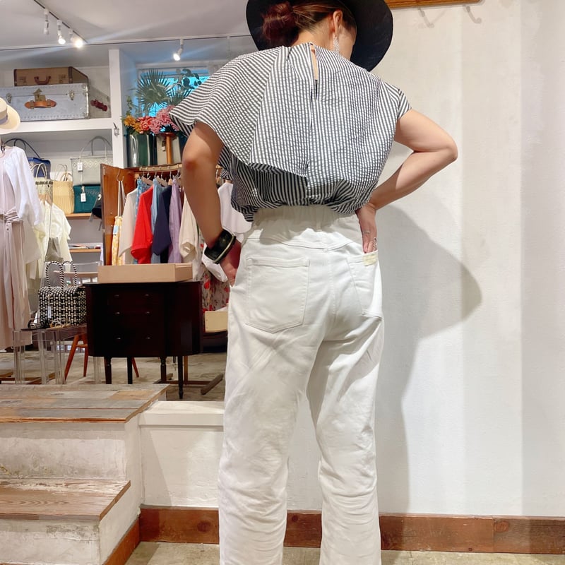 679t*新品 ステラシフォン ストレッチデニムタックパンツ Strech denim Tack pant – Stella Ciffon