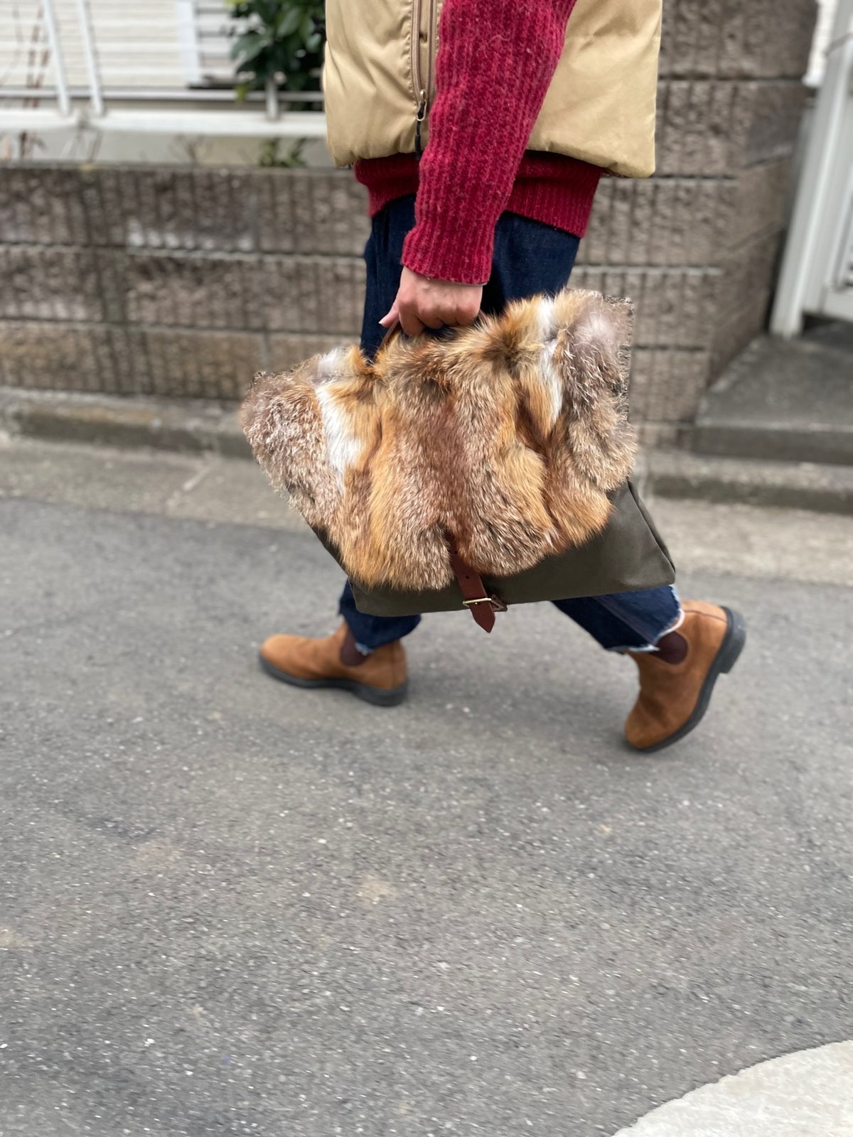 SEIL MARSCHALL FOX FUR BRIEFCASE | THE M.B