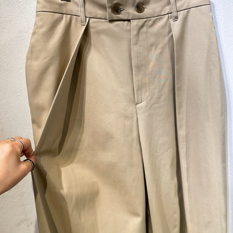 otoユニセックス タック美パンツ