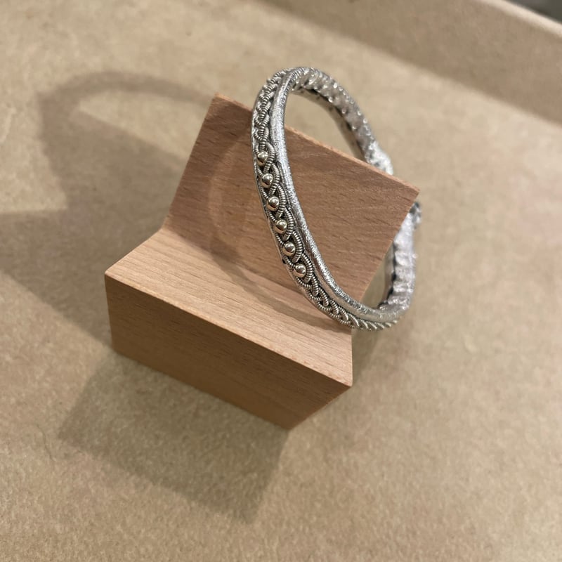 MB別注SILVER 中央つぶつぶ 細ブレスレット YOHEI NOGUCHI | THE M.B