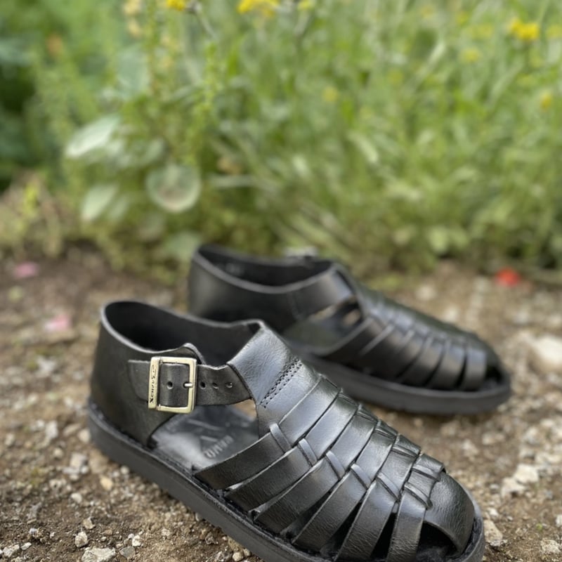 BRAND X レザー グルカサンダル ブラック メキシカン　サイズ9　ワラチ Men's USA×Mexico レザーワラチサンダル | THE M.B