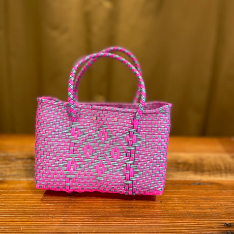 メキシコバスケットmini 柄コンビカラー