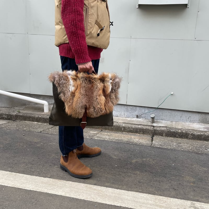 SEIL MARSCHALL FOX FUR BRIEFCASE | THE M.B