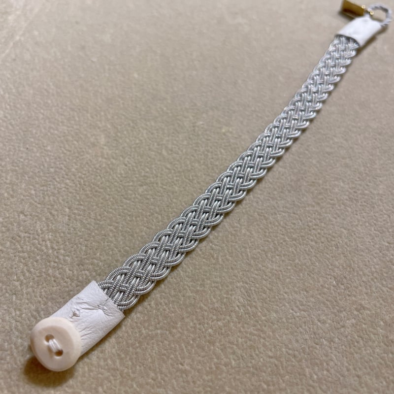 MB限定WHITE/ピューターワイヤーブレスレット YOHEI NOGUCHI MB限定WHITE/ピューターワイヤーブレスレット YOHEI NOGUCHI