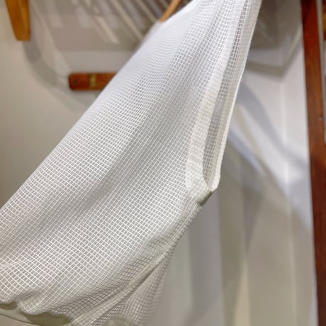 HONNETE 格子シースルーノースリーブTOPS