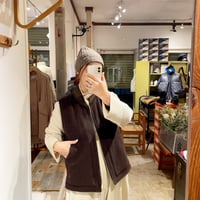 ONE FIFTH ウールキルティングｗZIPベストジャケット