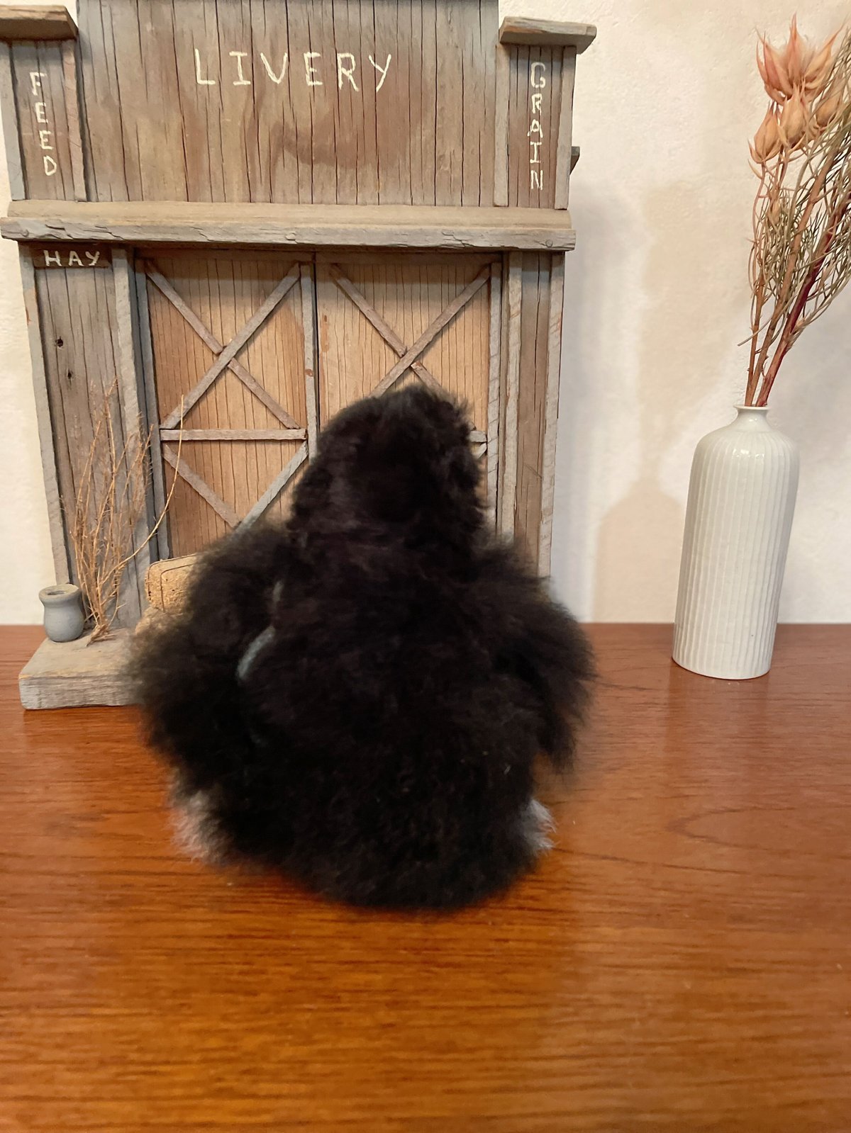 UK COZY ペンギン リアルアルパカファー | THE M.B