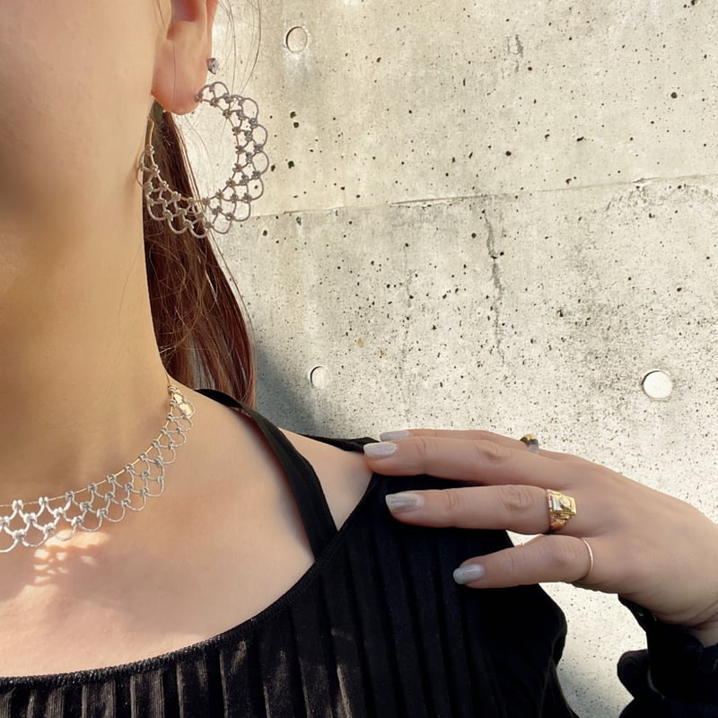 SIRI SIRI ARABESQUE チョーカーフープsilver | THE M.B