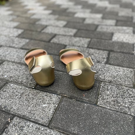 MB別注 シャンパンGOLD コルクサンダル