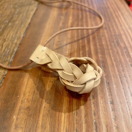 abokika Knot レザーネックレス