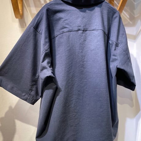 BASISBROEK 半袖胸ビックポケットBOXシャツ