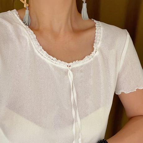 ドイツSchiesser REVIVAL 限定Limited mesh TOPS