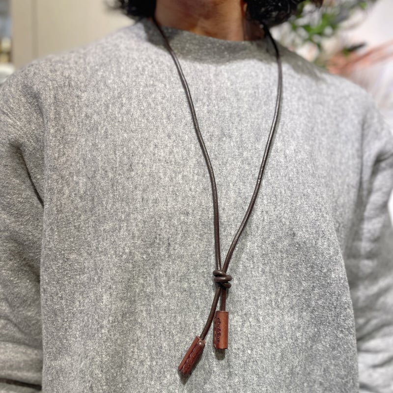 abokika レザーLoop TIE ネックレス（メガネホルダー） | THE M.B