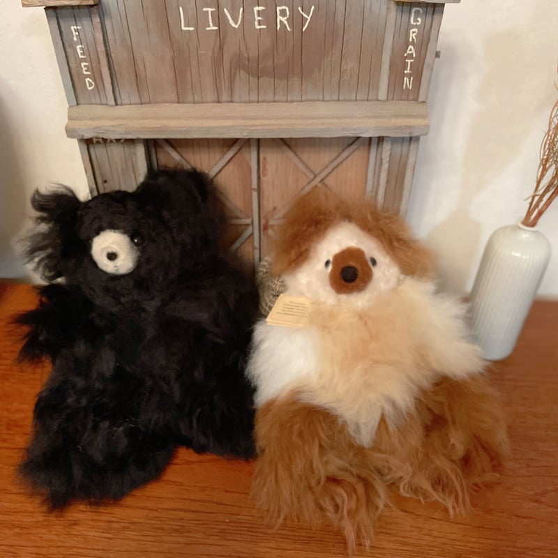 UK ライオンとクマ リアルアルパカファー | THE M.B