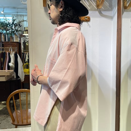 BASISBROEK BOXサイドZIPシアサッカーストラップシャツ