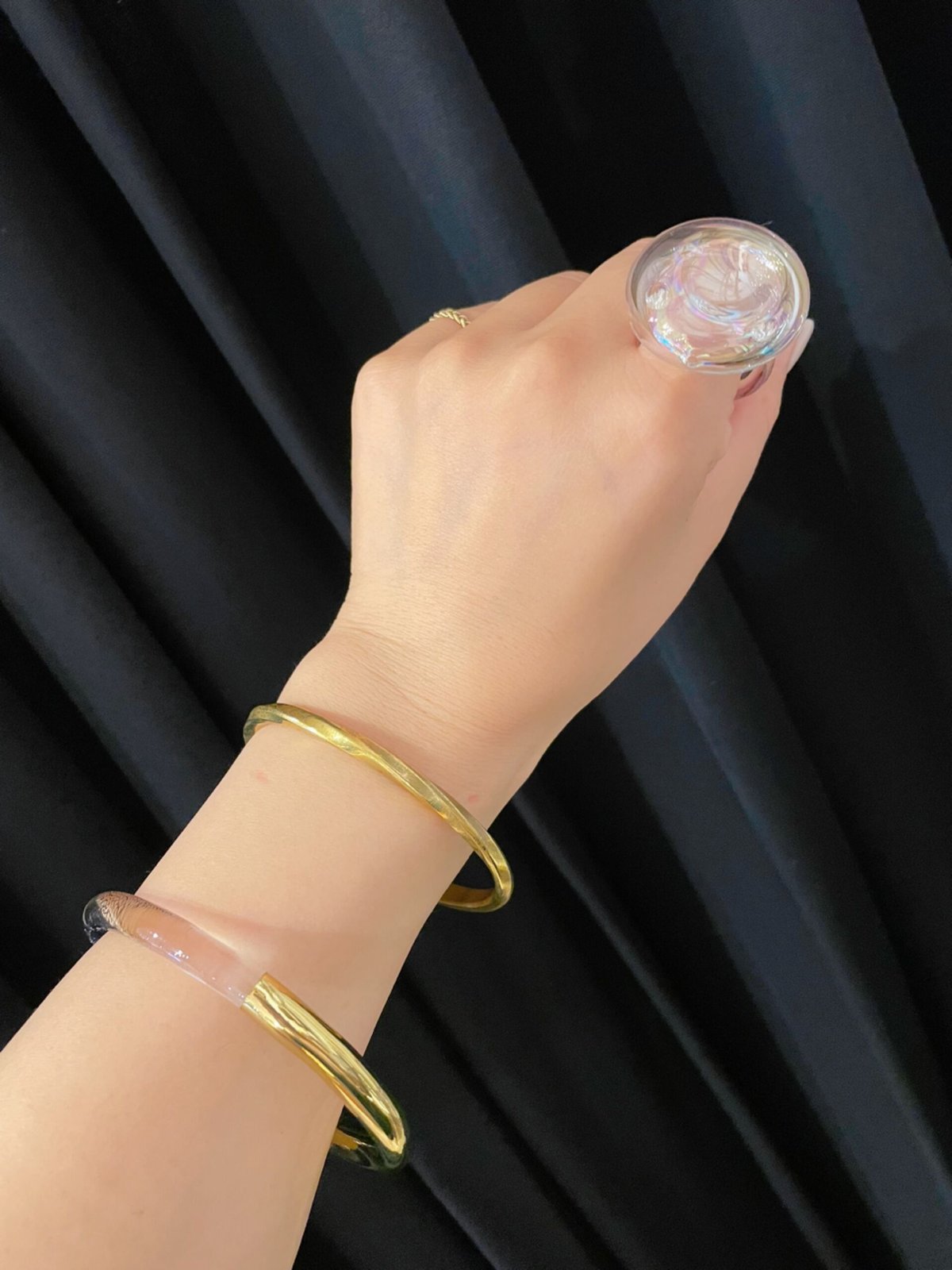 SIRI SIRI × TARO HORIUCHI MELTED STONE RING （R