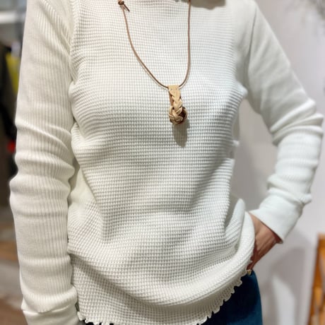 abokika Knot レザーネックレス